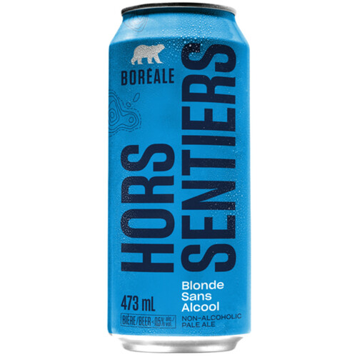 Boréale Blonde Non Alcoholic Beer 473 ml (can)