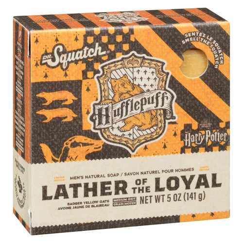 Dr. Squatch Men's Natural Soap Harry Potter Lather Of The Loyal 141 g