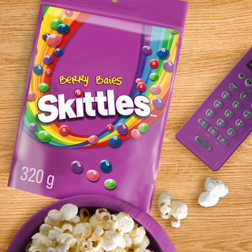 Skittles Chewy Candy Berry Bowl Size Bag 320 g