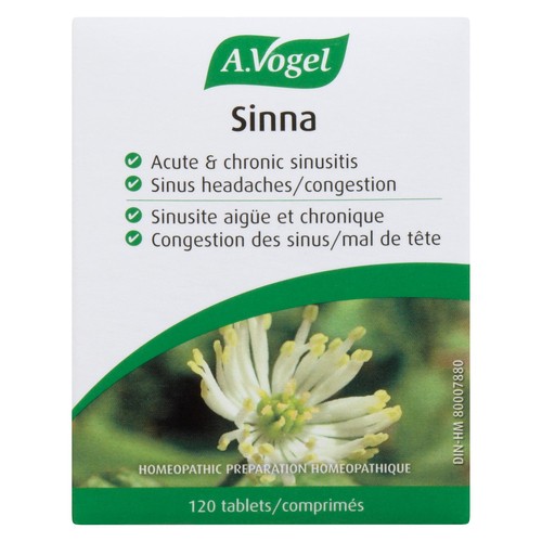 A.Vogel Sinna Sinus Tablets 120 Count
