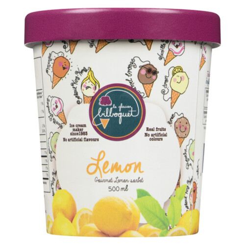 Bilbo Citron Sorbet 500 ml