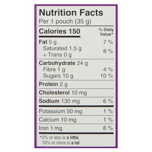 Dare Bear Paws Soft Cookies Baked Apple 6 Pouches 210 g