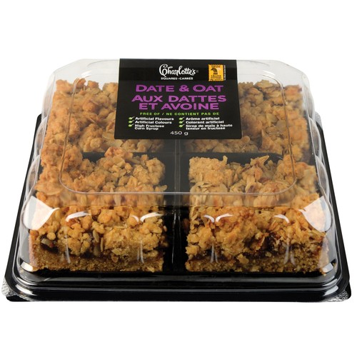 Charlotte's Squares Date And Oat 450 g (frozen)