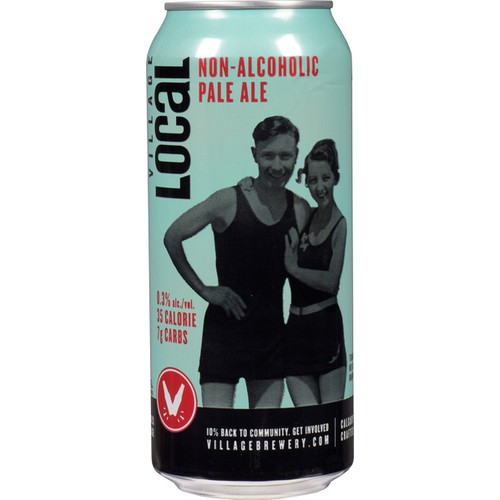 Village Local Non Alcoholic Beer 0.3% Alcohol Pale Ale 4 x 473 ml (cans)