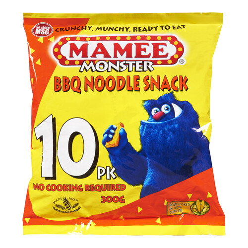 Voilà | Online Grocery Delivery - Mamee Noodle Snack Monster BBQ 10 x 30 g