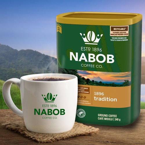 Nabob Ground Coffee 1896 Tradition Medium Roast 340 g