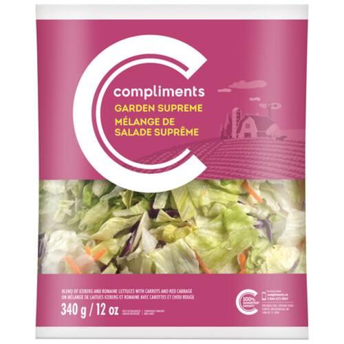 Compliments Salad Kit Garden Supreme 340 g