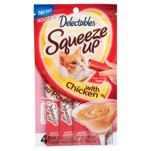 Hartz Delectables Squeeze Up Cat Treats Chicken 56.8 g