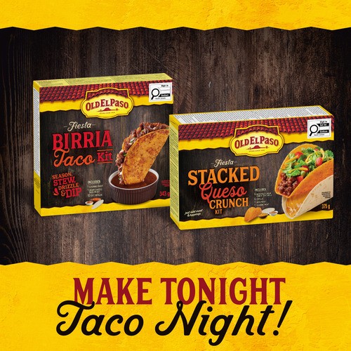 Old El Paso Taco Kit Fiesta Birria 343 g