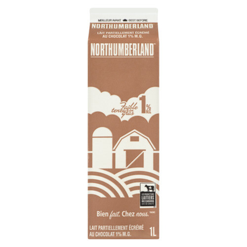 Northumberland 1% Partly Skim Chocolate Milk 1 L