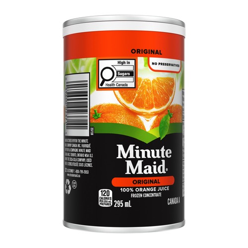 Minute Maid Frozen Beverage Concentrate 100% Orange Juice Original 295 ml