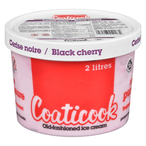 Coaticook Gluten-Free Ice Cream Black Cherry 2 L