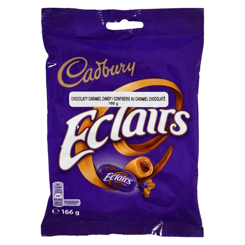 Cadbury Eclairs Classic Chocolate Toffees 166 g