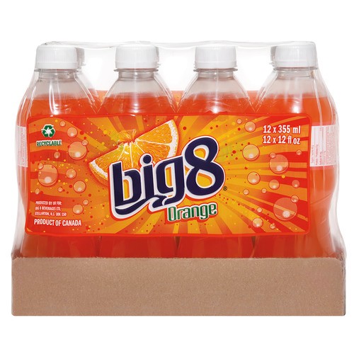 Big 8 Soda Orange 12 x 355 ml (bottles)