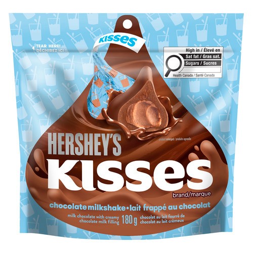 Hershey's Kisses Chocolate Milk Filling Chocolate Milkshake 180 g
