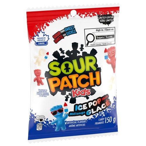 Sour Patch Kids Ice Pop Mix Candy Sour Then Sweet 150 G