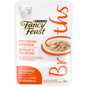 Purina Fancy Feast Wet Cat Food Complement Classic Broths 40 g