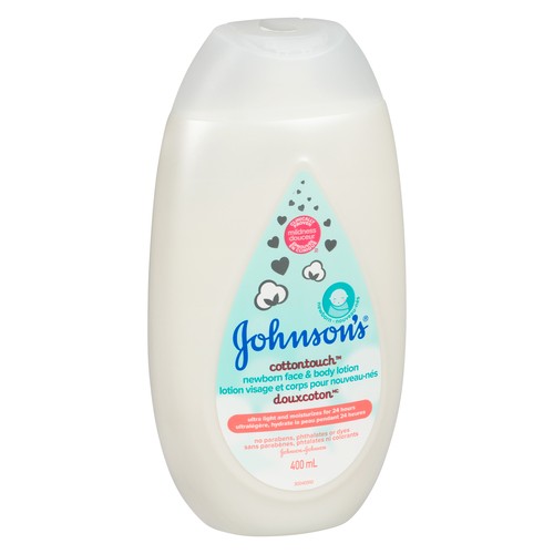 Johnson's Cotton Touch Newborn Baby Face & Body Lotion 400 ml