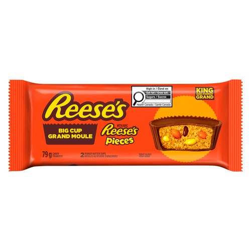 Reese's Peanut Butter Big Cups Stuffed With Candy King Sized 79 g