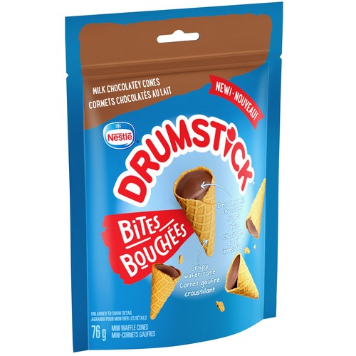 Drumstick Chocolate Bites Milk Chocolatey Cones 76 g