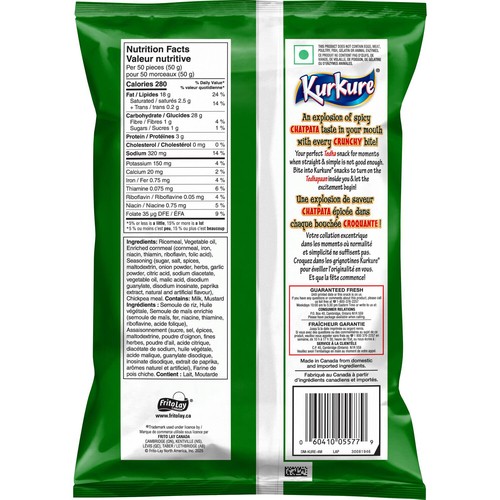 Kurkure Snack Chilli Chatka 115 g