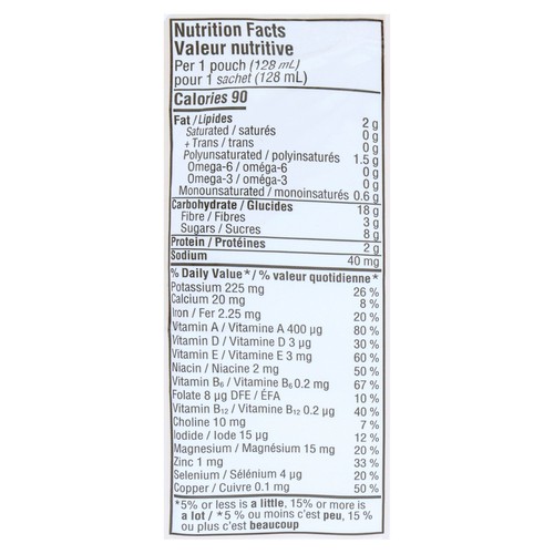 Cerbelly Sweet Potato Peach Mango Organic Smoothie 128 ML