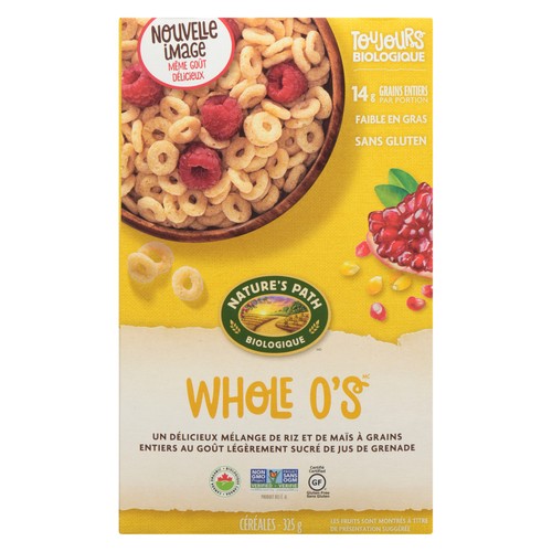 Nature's Path Organic Gluten-Free Cereal Whole O's 325 g