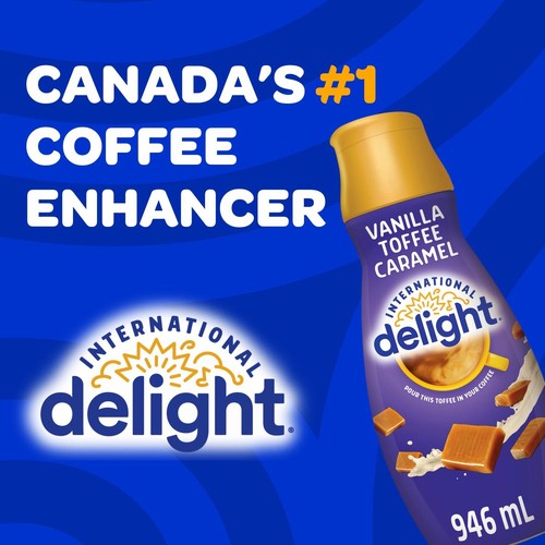 International Delight Coffee Creamer Vanilla Toffee Caramel 473 ml