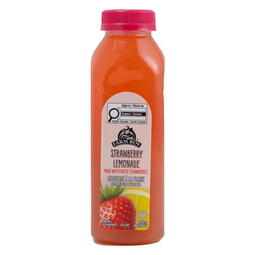 Farm Boy Juice Strawberry Lemonade 355 ml (bottle)