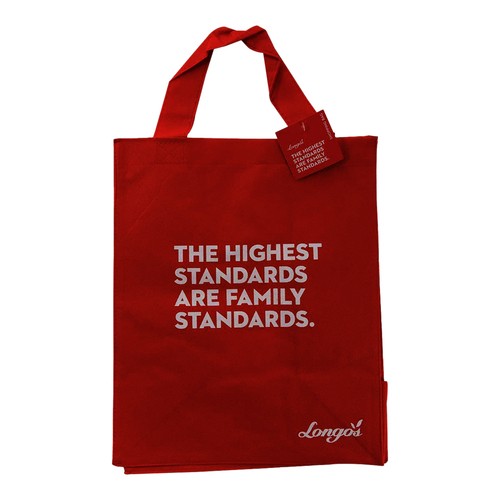 Longo's Reusable Bag Red 1 Count
