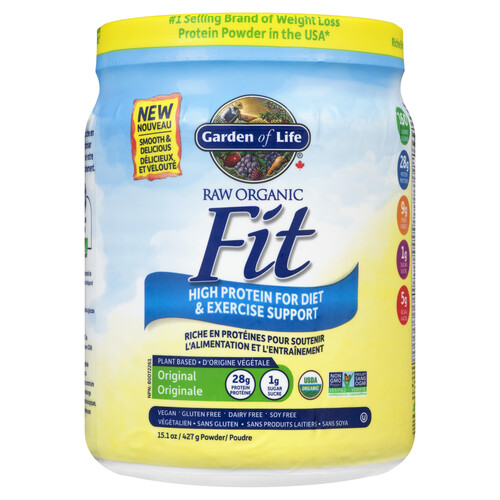 Garden Of Life Raw Vegan Organic Fit Natural Protein 451 g