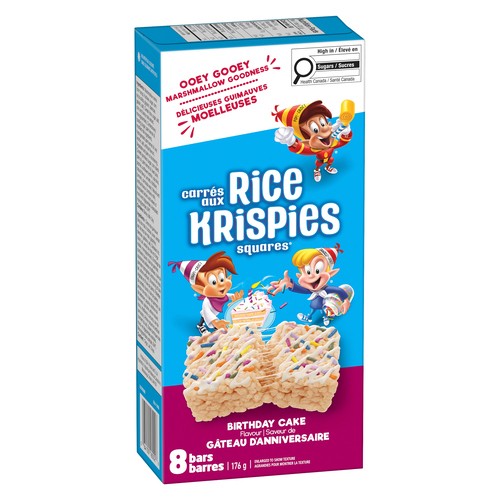 Kellogg's Rice Krispies Squares Birthday Cake 8 x 22 g