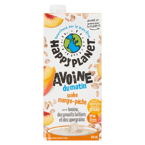 Happy Planet Mornin' Oatz Shake Mango Peach 946 ml