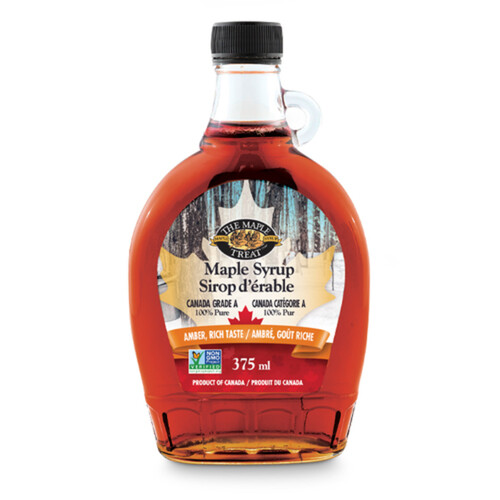 L.B. Maple Treat Maple Syrup Amber Rich Taste 375 ml