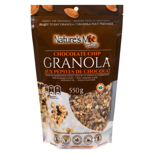 Nature's Mix Granola Chocolate Chip 550 g