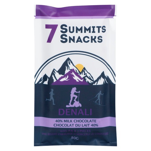 7 Summits Snacks Chocolate Bar Denali Milk Chocolate 80 g