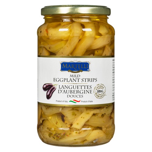 Martelli Eggplant Strips in Oil 500 ml