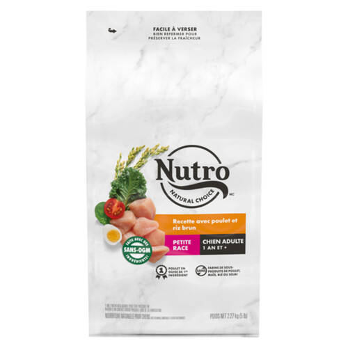 Nutro Natural Adult Dry Dog Food Chicken Choice Small Breed 2.27 kg
