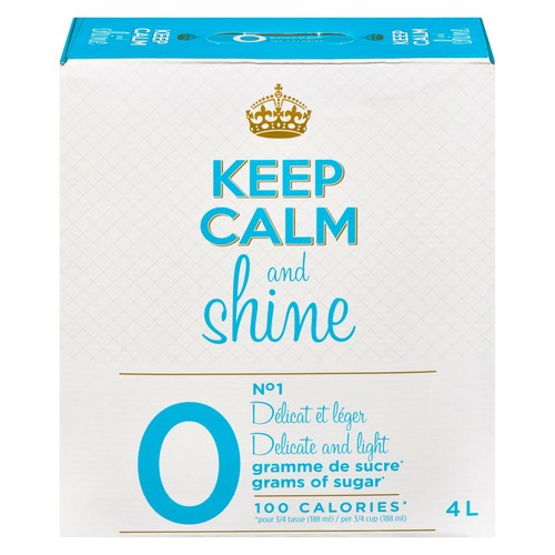 Keep Calm And Shine No 1 White Wine 4 L