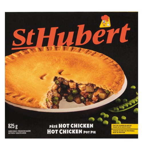 St-Hubert Frozen Pot Pie Hot Chicken 825 g