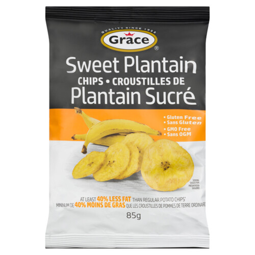 Grace Gluten-Free Chips Ripe Plantain 85 g