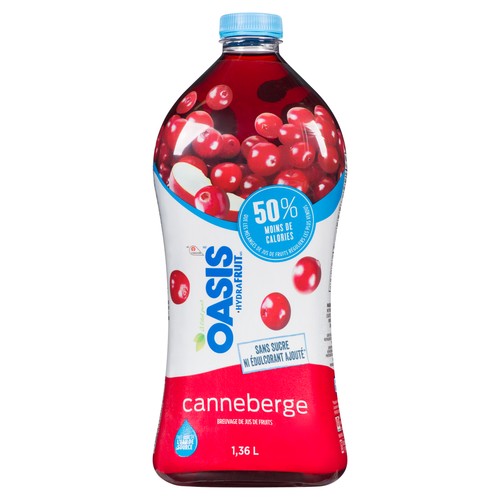 Oasis Cocktail Low Calorie Cranberry 1.36 L (bottle)
