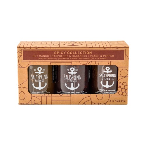 SaltSpring Kitchen Ltd Spicy Trio Collection 375 ml