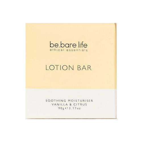 Be Bare Life Lotion Bar Vanilla & Citrus 90 g