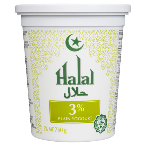 Khaas Halal Yogurt Plain 3% 750 g
