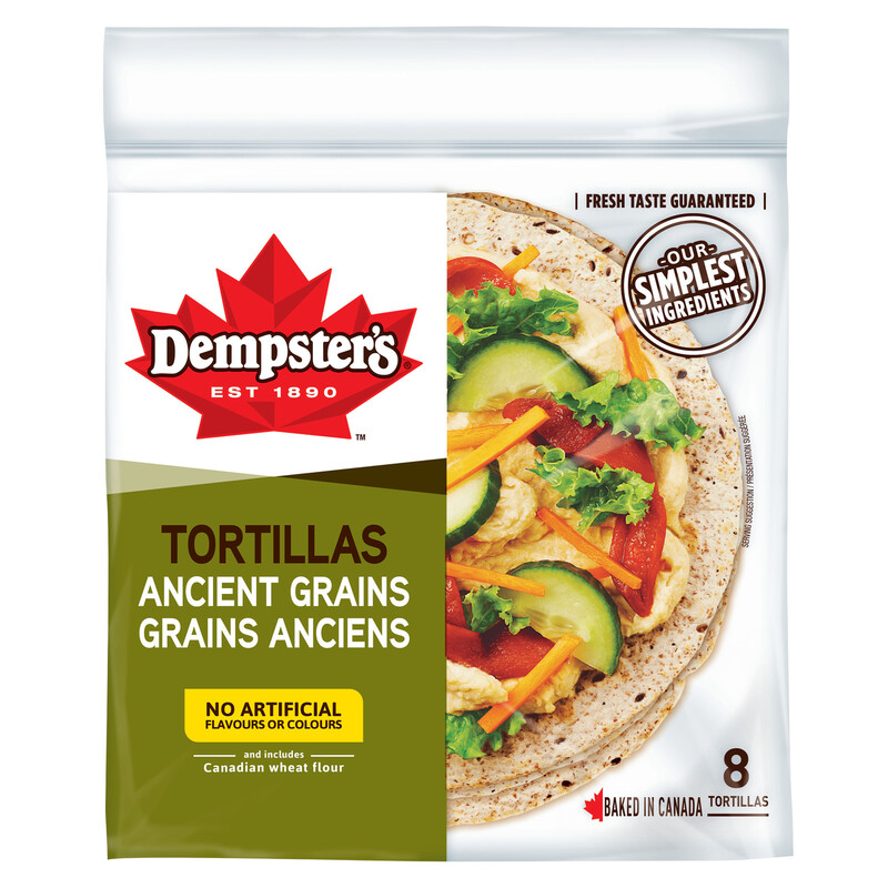 Dempster’s Tortillas Ancient Grains 7Inch 272 g Voilà Online