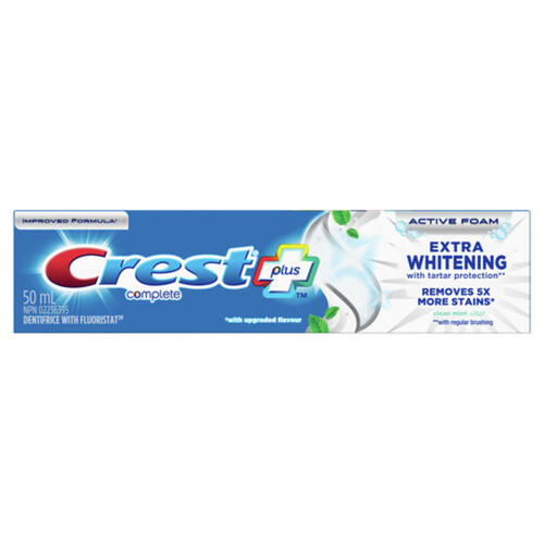 Crest Complete Plus Extra Whitening Toothpaste Clean Mint 50 ml