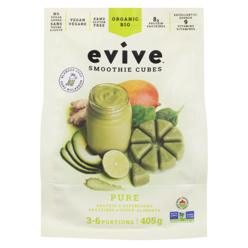 Evive Gluten-Free Frozen Smoothie Cubes Pure 405 g