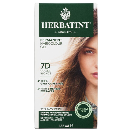 Herbatint Hair Colour 7D Golden Blonde 135 ml