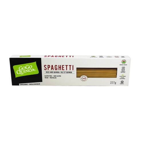 Gogo Quinoa Organic Pasta Spaghetti Rice & Quinoa 227 g